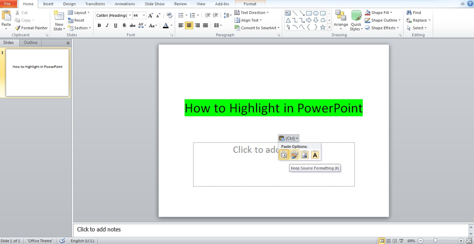 where is format painter in powerpoint for mac